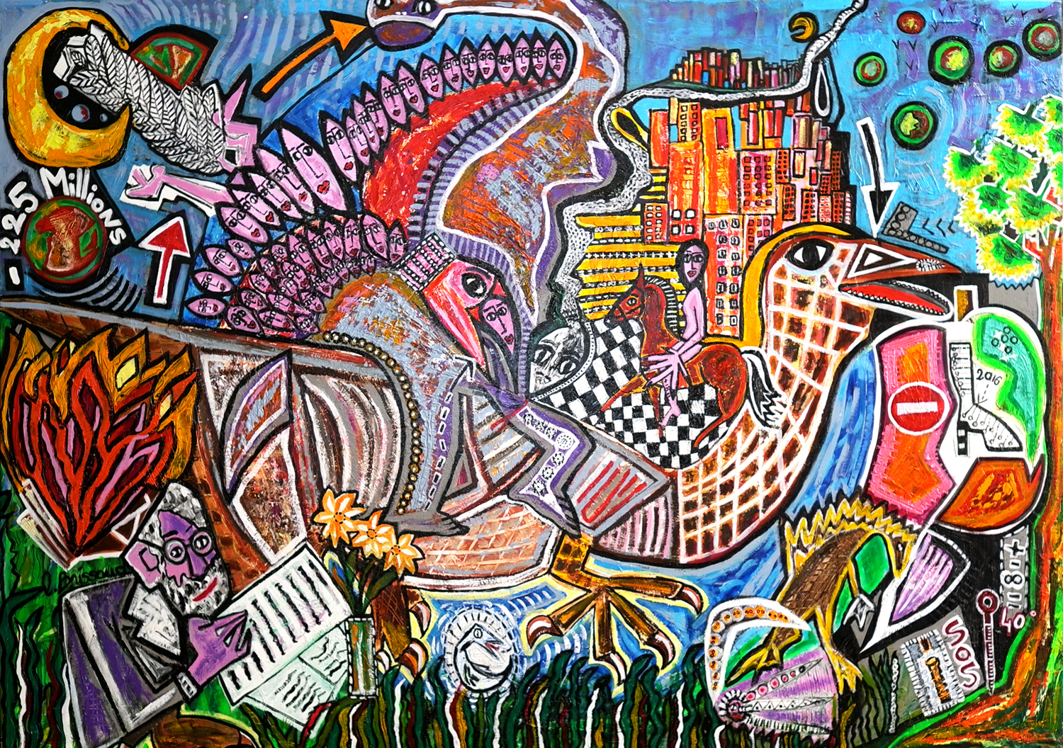 « Les Amazones Gouttes D’Eau remontent le temps avec les dinosaures »