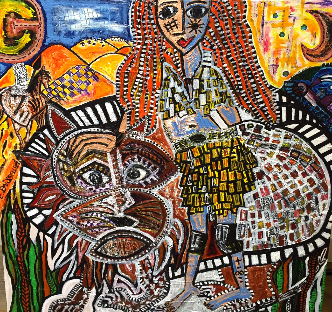 « Pierra balance entre les deux lunes »